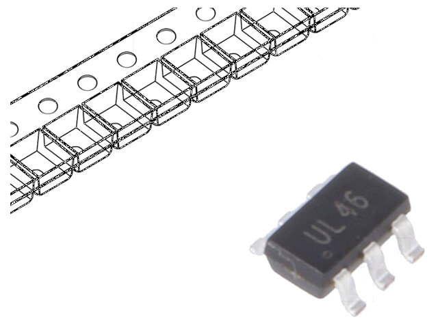 Diode: TVS netwerk; 6V; tweerichtings-; SOT23-6; rol,band Diode: TVS netwerk; 6V; tweerichtings-; SOT23-6; rol,band
